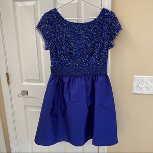 Adrianna Papell sequin mini dress